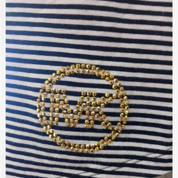 Michael Kors  Striped Black White Shirt Mini Dress Size Large - Picture 10 of 10